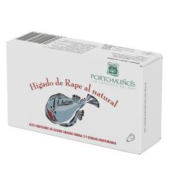 Hígado de Rape al Natural Lata Porto Muiños 125g