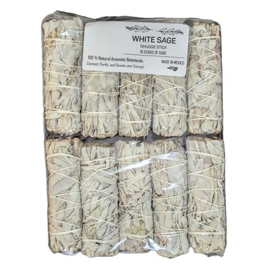 Incienso Atado Salvia Blanca Californiana (Salvia Apiana) Pack 10 ud