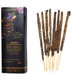 Incienso Búho Pachulí Goloka 8 Varillas x 13 cm