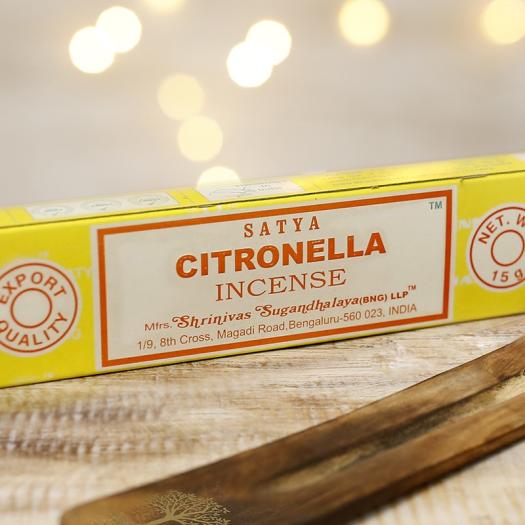 Incienso Citronela Satya 15g