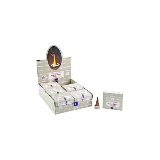Incienso Conos Nag Champa Salvia Blanca