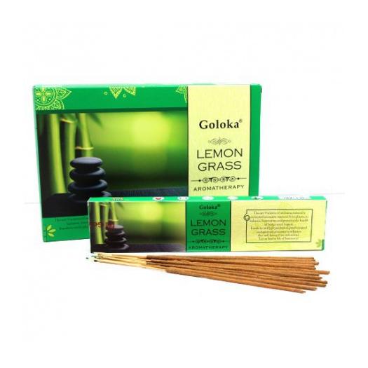 Incienso Aromaterapia Lemon Grass Goloka  15g