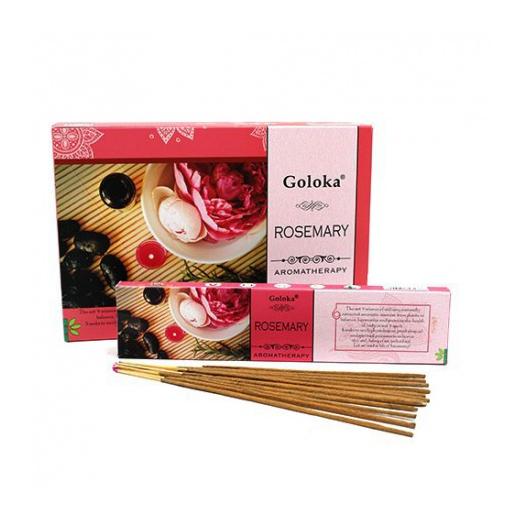 Incienso Aromaterapia Romero Goloka 15g