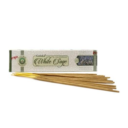 Incienso Goloka Salvia Blanca de California 15g