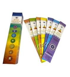 Incienso Green Tree 7 Chakras con 35 Varillas