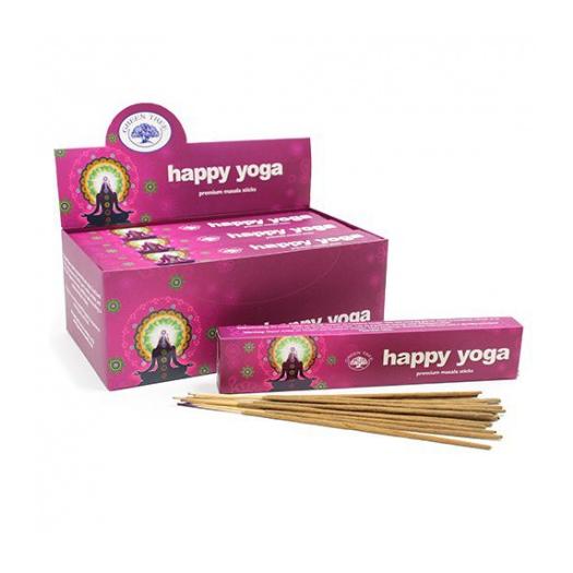 Incienso Green Tree Happy Yoga 15g