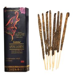Incienso Mariposa Aponi Jazmín Goloka 8 Varillas x 13 cm