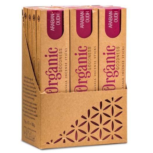 Incienso Masala Oudh Árabe Organic Goodness 15g