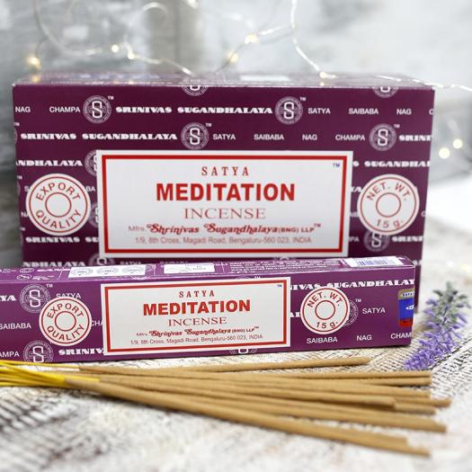 Incienso Meditación Satya 15g