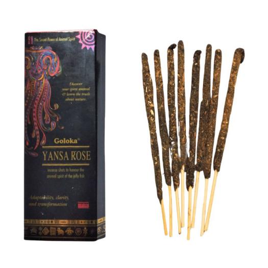 Incienso Medusa Yansa Roja Goloka 8 Varillas x 13 cm