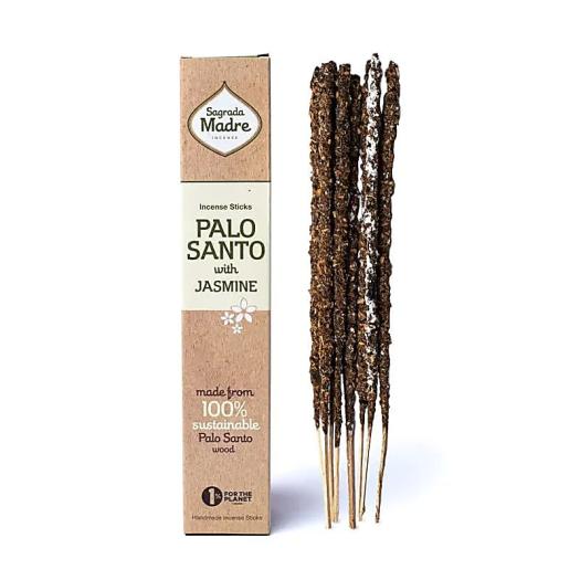 Incienso Natural Palo Santo y Jazmín Sagrada Madre 30g