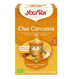 Infusión Chai Cúrcuma Yogi Tea Bio 17 Bolsitas 34g