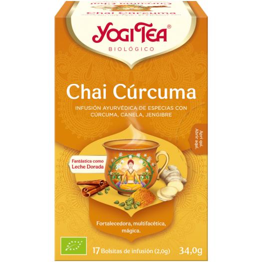 Infusión Chai Cúrcuma Yogi Tea Bio 17 Bolsitas 34g