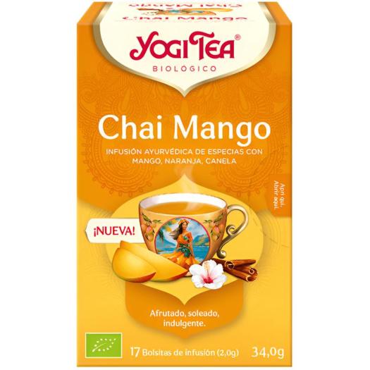 Infusión Chai Mango Yogi Tea Bio 17 Bolsitas 34g