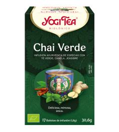 Infusión Chai Verde Yogi Tea Bio 17 Bolsitas 30,6g