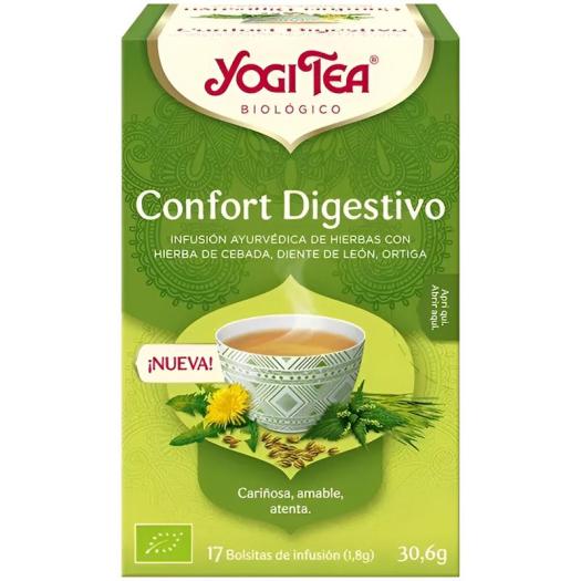 Infusión Confort Digestivo Yogi Tea Bio 17 Bolsitas 30.6g