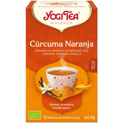 Infusión Cúrcuma Naranja Yogi Tea Bio 17 Bolsitas 34g