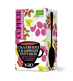 Infusión de Arándano y Frambuesa Cupper Bio 20 bolsitas