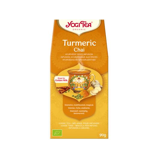 Infusión de Cúrcuma Chai Granel Yogi Tea Bio 90g