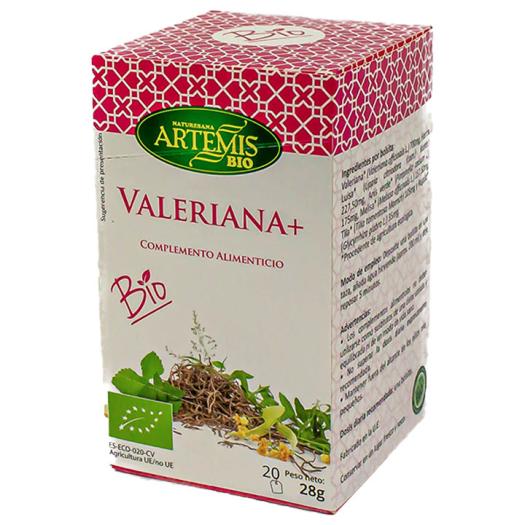 Infusión de Valeriana Plus Artemis Bio 20 Filtros