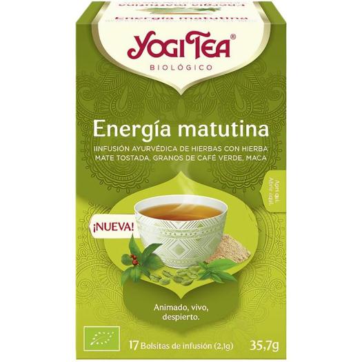 Infusión Energía Matutina Yogi Tea Bio 17 Bolsitas 30g