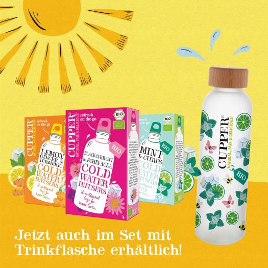 Infusión Fría con Menta y Cítricos Cupper Bio 10 bolsitas
