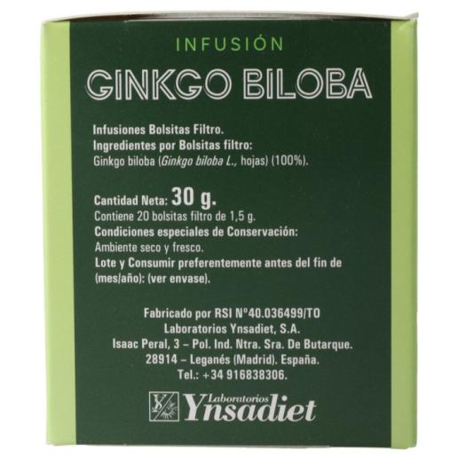 Infusión Ginkgo Biloba Fitosol Ynsadiet 20 Bolsitas