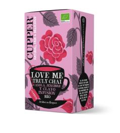 Infusión Love Me con Canela Jengibre y Clavo Cupper Bio 20 bolsitas