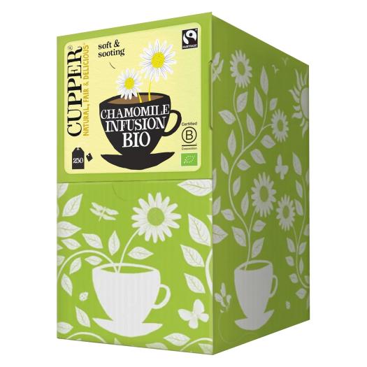 Infusión Manzanilla Cupper Bio 250 bolsitas