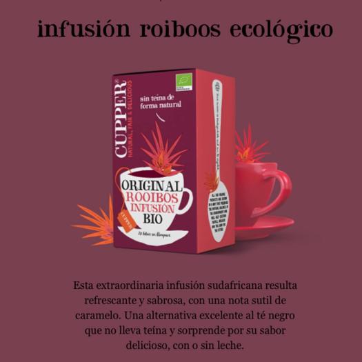 Infusión Original Rooibos Cupper Bio 20 bolsitas