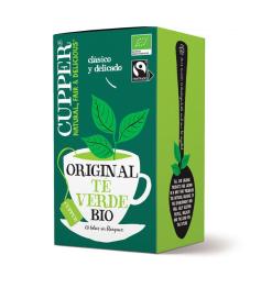 Infusión Original Té Verde Cupper Bio 20 bolsitas