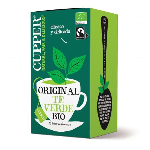Infusión Original Té Verde Cupper Bio 20 bolsitas