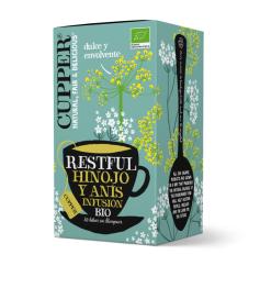 Infusión Restful con Hinojo y Anís Cupper Bio 20 bolsitas