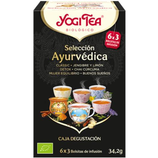 Infusión Selección Ayurvédica Yogi Tea Bio 18 Bolsitas 34,2g