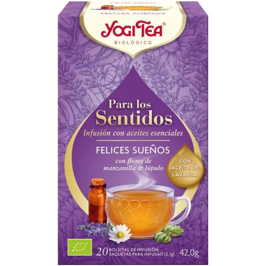 Infusión Sentidos Felices Sueños Yogi Tea Bio 17 Bolsitas 35,7g