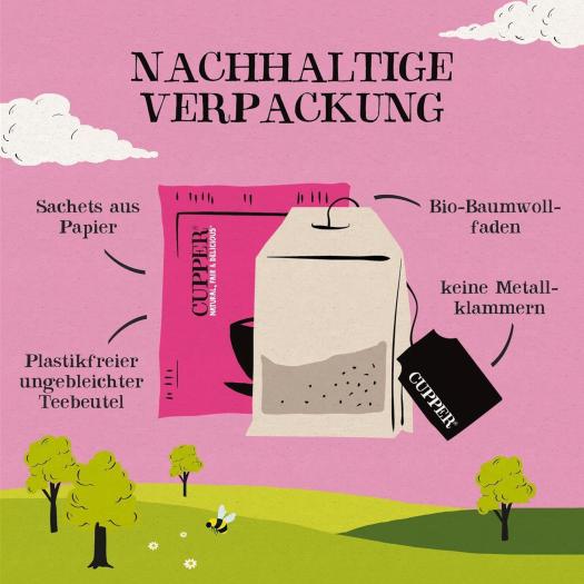 Infusión Skinni Vanilli de Fresa y Vainilla Cupper Bio 20 bolsitas