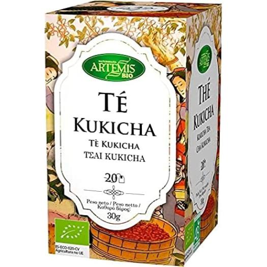 Infusión Té Kukicha Herbes del Molí Bio 20 filtros 30 gr