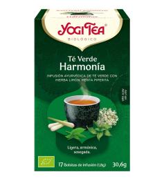 Infusión Té Verde Armonía Yogi Tea Bio 17 Bolsitas 30,6g