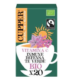 Infusión Té Verde Inmune Cupper Bio 20 bolsitas