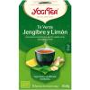 Infusión Té Verde Jengibre y Limón Yogi Tea Bio 17 Bolsitas 30,6g