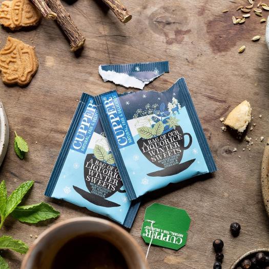 Infusión Winter Liquorice Regaliz Hinojo y Anís Cupper Bio 20 bolsitas
