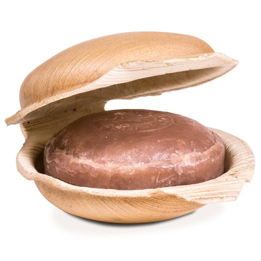 Jabón Ayurveda Kewra de Bergamota en Hoja de Palma Holy Lama 100g