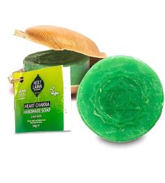 Jabón Chakra del Corazón en Hoja de Palma Holy Lama 100g