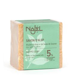 Jabón de Alepo con Aceite de Laurel 5% Najel 190g