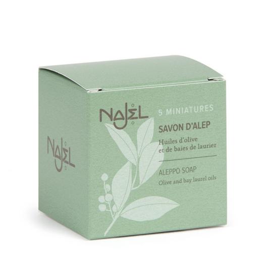 Jabón de Alepo en Miniatura Najel PACK 5x20g