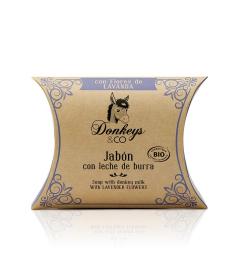Jabón de Leche de Burra Flor de Lavanda y Espelta Donkeys & Co Bio 100g