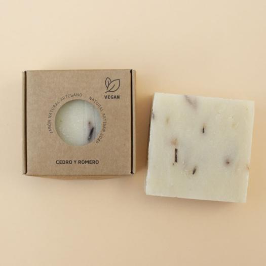 Jabón Natural Premium Cedro y Romero SYS 100g