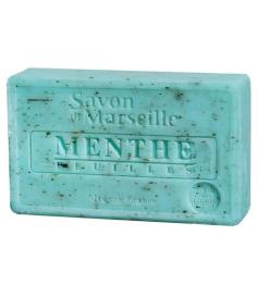 Jabon Natural de Marsella con Hojas de Menta 100g