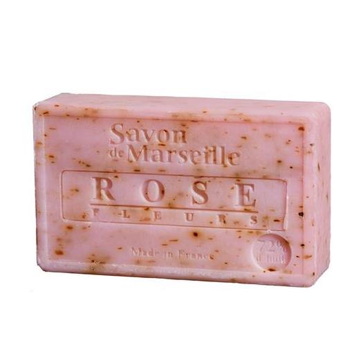 Jabon Natural de Marsella con Pétalos de Rosa 100g