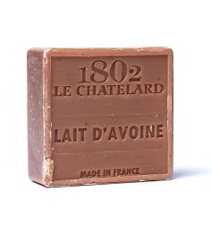 Jabon Natural de Marsella Cuadrado con Leche de Avena 100g